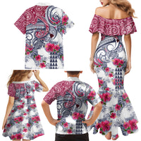 Hawaii Kakau Mix Paisley Pattern Family Matching Mermaid Dress and Hawaiian Shirt Polynesian Tropical Unique Style LT01 - Polynesian Pride