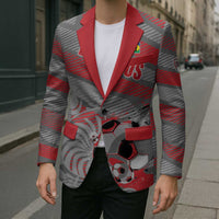 Custom Football 2026 New Caledonia Blazer Kagus Come On LT01 - Polynesian Pride