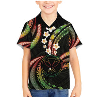 Hawaii Map Kanaka Maoli Family Matching Mermaid Dress and Hawaiian Shirt Fantastic Frangipani Reggae