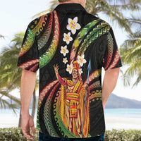 Hawaii King Kamehameha Hawaiian Shirt Fantastic Plumeria Reggae