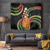 Hawaii King Kamehameha Tapestry Fantastic Plumeria Reggae