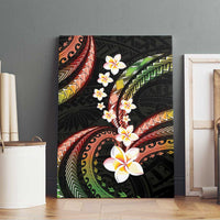 Hawaii Plumeria Reggae Canvas Wall Art Polynesian Pattern