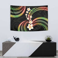 Hawaii Plumeria Reggae Tapestry Polynesian Pattern