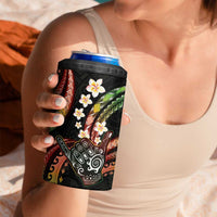 Hawaii Shaka Sign 4 in 1 Can Cooler Tumbler Fantastic Frangipani Reggae