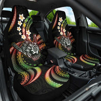 Hawaii Shaka Sign Car Seat Cover Fantastic Frangipani Reggae
