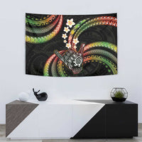 Hawaii Shaka Sign Tapestry Fantastic Frangipani Reggae
