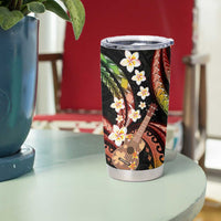 Hawaiian Ukulele Tumbler Cup Jawaiian Fantastic Plumeria