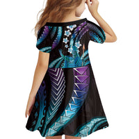 Hawaii King Kamehameha Family Matching Puletasi and Hawaiian Shirt Fantastic Plumeria Amethyst Gradient