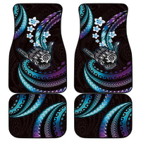 Hawaii Shaka Sign Car Mats Fantastic Frangipani Amethyst Gradient