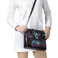 Hawaii Shaka Sign Shoulder Handbag Fantastic Frangipani Amethyst Gradient