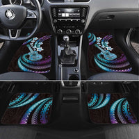 Hawaiian Ukulele Car Mats Amethyst Gradient Fantastic Plumeria