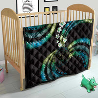 Hawaii Map Kanaka Maoli Quilt Fantastic Frangipani Chartreuse Cyan