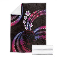 Hawaii Map Kanaka Maoli Blanket Fantastic Frangipani Sweet Dream