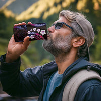 Hawaii Map Kanaka Maoli 4 in 1 Can Cooler Tumbler Fantastic Frangipani Sweet Dream