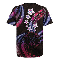 Hawaii Map Kanaka Maoli Rugby Jersey Fantastic Frangipani Sweet Dream
