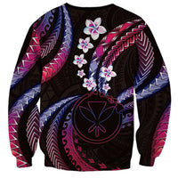 Hawaii Map Kanaka Maoli Sweatshirt Fantastic Frangipani Sweet Dream