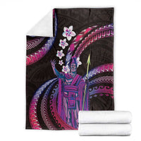 Hawaii King Kamehameha Blanket Fantastic Plumeria Sweet Vibes
