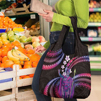 Hawaii King Kamehameha Grocery Bag Fantastic Plumeria Sweet Vibes