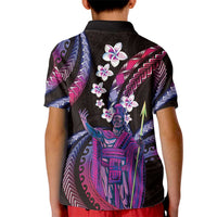 Hawaii King Kamehameha Kid Polo Shirt Fantastic Plumeria Sweet Vibes