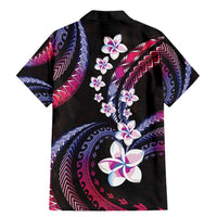 Hawaii Plumeria Family Matching Mermaid Dress and Hawaiian Shirt Sweet Gradient Polynesian Pattern