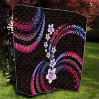 Hawaii Plumeria Quilt Sweet Gradient Polynesian Pattern