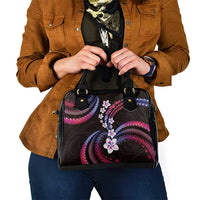 Hawaii Plumeria Shoulder Handbag Sweet Gradient Polynesian Pattern LT01 - Polynesian Pride