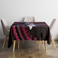 Hawaii Plumeria Tablecloth Sweet Gradient Polynesian Pattern