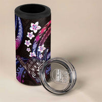 Hawaii Shaka Sign 4 in 1 Can Cooler Tumbler Fantastic Frangipani Sweet Vibes