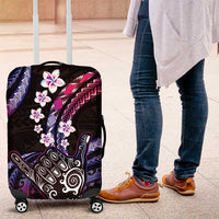 Hawaii Shaka Sign Luggage Cover Fantastic Frangipani Sweet Vibes