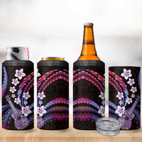 Hawaiian Ukulele 4 in 1 Can Cooler Tumbler Sweet Dream Fantastic Plumeria