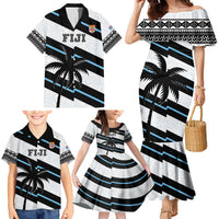 Custom Fiji 2024 Rugby Family Matching Mermaid Dress and Hawaiian Shirt Fijian Tapa Pattern
