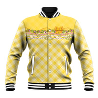 Hawaii Palaka Pikake Lokelani Plumeria Baseball Jacket Melemele Coquette Bow