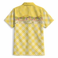 Hawaii Palaka Pikake Lokelani Plumeria Hawaiian Shirt Melemele Coquette Bow LT01 - Polynesian Pride