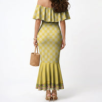 Hawaii Palaka Pikake Lokelani Plumeria Mermaid Dress Melemele Coquette Bow LT01 - Polynesian Pride