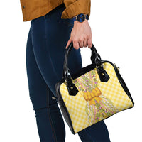 Hawaii Palaka Pikake Lokelani Plumeria Shoulder Handbag Melemele Coquette Bow