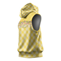 Hawaii Palaka Pikake Lokelani Plumeria Sleeveless Hoodie Melemele Coquette Bow
