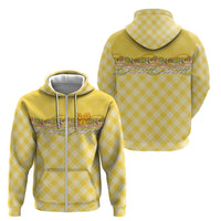 Hawaii Palaka Pikake Lokelani Plumeria Zip Hoodie Melemele Coquette Bow