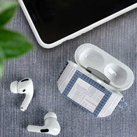 Samoa Siapo Blue Trimmed AirPods Case Samoa White Sunday LT01 - Polynesian Pride