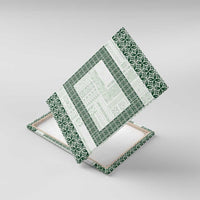 Samoa Siapo Green Trimmed Canvas Wall Art Samoa White Sunday - Polynesian Pride