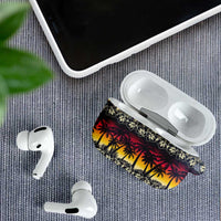 Hawaii Hibiscus Palm Tree Sunset AirPods Case Tropical Style - Polynesian Pride