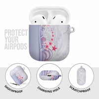 Purple Plumeria Sea Shell AirPods Case Starfish Polynesian Pattern - Polynesian Pride