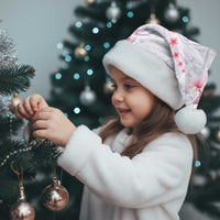 Purple Plumeria Sea Shell Christmas Santa Hat Starfish Polynesian Pattern - Polynesian Pride