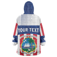 Personalized Liberia 1847 Wearable Blanket Hoodie Happy Independence Day