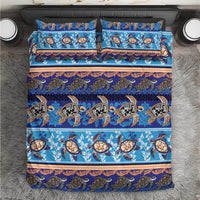 Hawaii Turtles Pattern Special Blue Bedding Set - Polynesian Pride