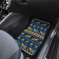 Hawaii Turtles Starfish Unique Pattern Car Mats - Polynesian Pride