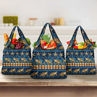 Hawaii Turtles Starfish Unique Pattern Grocery Bag - Polynesian Pride