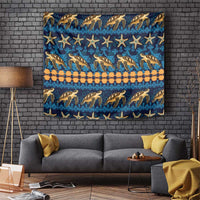 Hawaii Turtles Starfish Unique Pattern Tapestry - Polynesian Pride