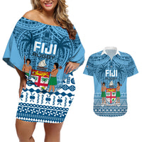 fiji-rugby-couples-matching-off-shoulder-short-dress-and-hawaiian-shirt-fijian-go-2023-world-cup