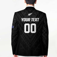 Custom Football New Zealand Blazer Aotearoa United Black Version - Polynesian Pride