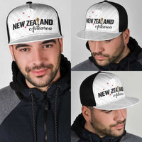 Football New Zealand Mesh Trucker Cap Aotearoa United White Version - Polynesian Pride